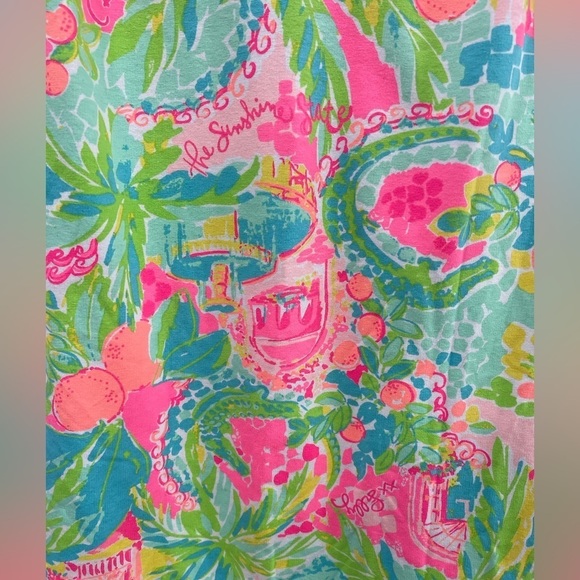 Lilly Pulitzer Harper Shift Dress Sunshine State Of Mind - Picture 4 of 5